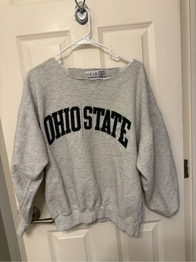Ohio state off the shoulder crew neck